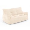 Pamapic Bean Bag Chair, Cozy Corduroy Lazy Bean Bag Sofa, 2 Seat for Home-Gray - 3 of 4