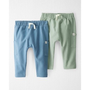 Little Planet by Carter's Organic Baby 2pk Pants - 1 of 3