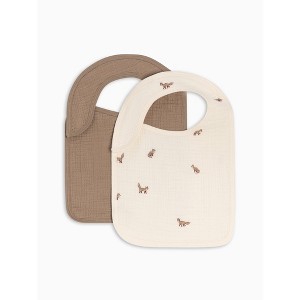 2-Pack Muslin Bibs - 1 of 4