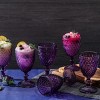 Slickblue Geometric Diamond Highball Glasses - Set of 6, 10 oz, Clear, Blue, Amethyst - 2 of 4