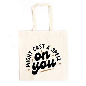 City Creek Prints Might Cast A Spell On You Canvas Tote Bag - 15x16 - Natural - 1 of 2