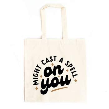 City Creek Prints Might Cast A Spell On You Canvas Tote Bag - 15x16 - Natural