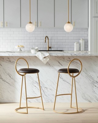 Gold Glass Mini Pendant Light with Art Globe Shade