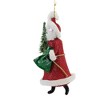 De Carlini Italian Ornaments 9.0 Inch Kris Kringle Christmas Tree Ornament , Santa Claus Handmade Italian (1PC) - 3 of 3