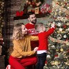 Acekool Holiday Tree with 350 Lights, Pre-Lit, Pinecones & Berries, Easy Assembly, Fire-Resistant - 3 of 4