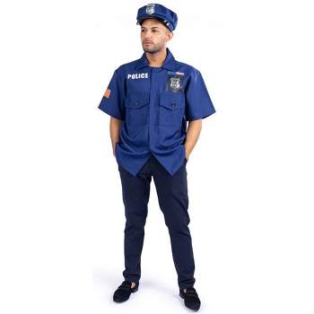Dress Up America Police Officer Costume for Adults - One Size
