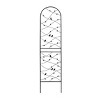 MAYEERTY 2 Pack Metal Garden Trellis 71 x 19.7 Inch Rustproof Climbing Plants Support Black Outdoor Flower - 4 of 4