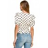 Women's Polka Dot Print Scoop Top - TCEC - 3 of 4