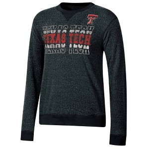 NCAA Texas Tech Red Raiders Women's Crew Neck Fleece Sweatshirt - 1 of 3