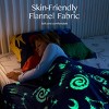 Glow in the Dark Blanket for Girls Boys Soft Gift Toy Throw Oversized Plush Soft and Cozy Warm Fleece Blanket Birthday Christmas Kids Room Decor - 4 of 4