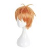 Unique Bargains Women's Wigs 12" Gold Tone with Wig Cap - 2 of 4