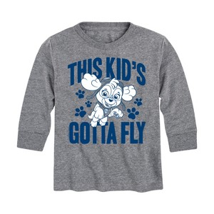 Boys' - Paw Patrol - This Kid's Gotta Fly Long Sleeve Graphic T-Shirt - 1 of 4