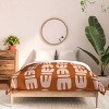 Deny Designs 3pc Full/Queen The Phoenix Palms Matu Comforter and Pillow Sham Set Cream: Abstract Design, Non-Woven Fabric, Machine Washable - 3 of 4
