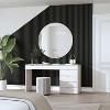 Wooakway 2-PC/4-PCs Acoustic Soundproof Slat Wall Panels 3D Decorative Wall Sculptures Modern Wall Decor Natural Wood/Black/Walnut - 2 of 4