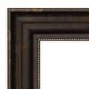 30" x 66" Non-Beveled Stately Bronze Full Length Floor Leaner Mirror - Amanti Art: Tall, Rectangular, Polystyrene Frame - 3 of 4