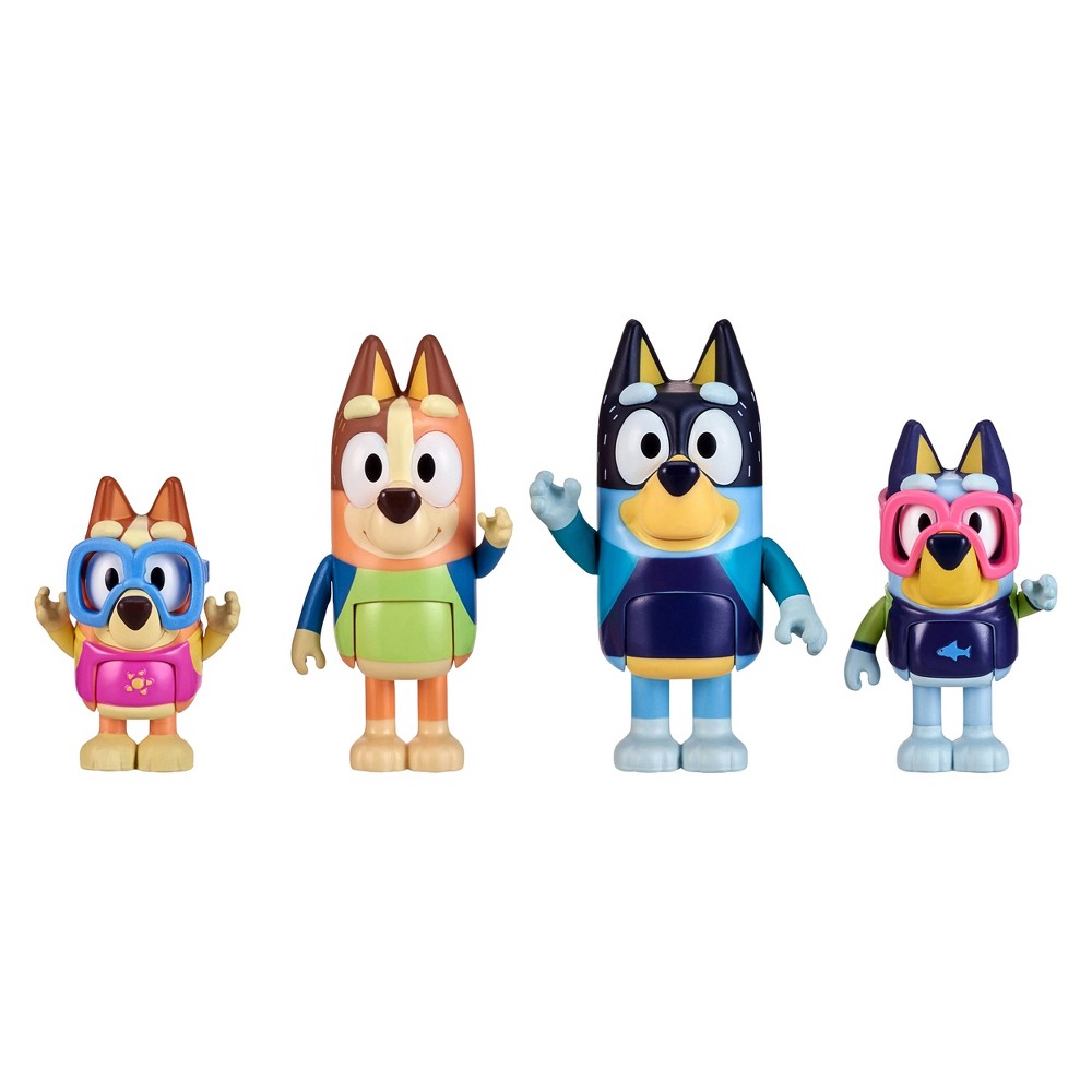 Bluey Family Beach Day Figures - 4pk – BrickSeek