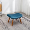 Lyngins Modern Velvet Tufted Recliner Chair with Upholstered Back & Ottoman,Leisure Sleeper Chair for Living Room,Bedroom - 4 of 4