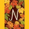 Briarwood Lane Fall Garden Flag 18x12.5 For Outdoor Fall Leaves Monogram Letter N Garden Flag Flag For Fall Garden Flag Flags For Outside - 3 of 4