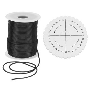 Unique Bargains Polyester Satin String Cord with Disc Organizer for DIY Bracelet - 1 of 4