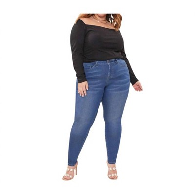 Women's Missy Skinny Jeans - PLUS - YMI