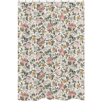 Vintage Floral Shower Curtain - Sweet Jojo Designs