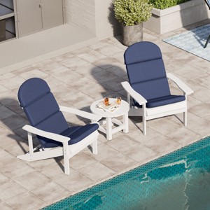 Crestlive Products Adirondack Chair Cushion High Back Patio Water Resistant Fade Resistant - 1 of 4