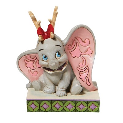 Jim Shore 4.25" Dumbo Reindeer Antlers Disney Elephant Movies  -  Decorative Figurines