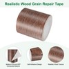 Unique Bargains Self Adhesive Realistic Wood Grain Durable Multi Use Masking Tape 1 Pc - 2 of 4