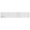 vidaXL Gabion Raised Garden Flower Bed - Galvanized Iron - Silver - 212.6" L x 19.7" W x 39.4" H - 4 of 4