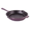 BergHOFF Neo 3Pc Cast Iron Cookware Set, Fry Pan 10", Square Grill Pan 11" & Slotted Steak Press - 4 of 4