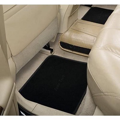 Black All-Weather Carpet Vehicle Floor Mats with Vinyl Heel Pad