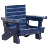 JCS Wildlife Mini White Adirondack Chair Candle or Drink Holder, Lake Life - 2 of 4