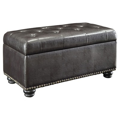 ottoman with storage target