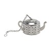 Unique Bargains Tea Infuser Tea Egg Design Infuser Traditional Style Hand Wash Stainless Steel Silver Tone 1Pcs - 3 of 4
