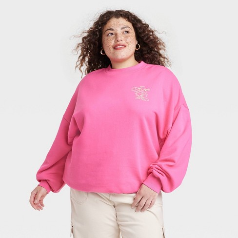 Women's Strawberry Shortcake Graphic Sweatshirt - Pink 1x : Target