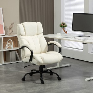 PAGED Ergonomic Computer Chair Swivel Office Chair with Adjustable Height and Swivel Wheels, Comfy Desk Chair for Office, Bedroom - 1 of 4