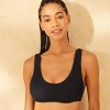 Women's Pucker Textured Scoop Front Bralette Bikini Top - Wild Fable™ - 3 of 4