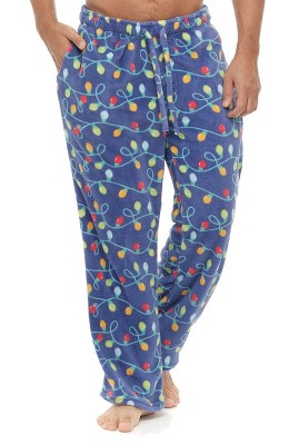 Target Premium Men's Snow Fleece Jogger Pajama Pants (Black, XX