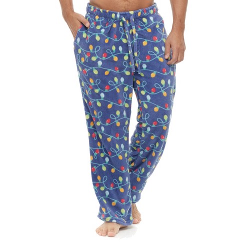 Men's Warm Pajama Pants Comfy Lounge Pants with Pockets