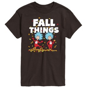 Men's - Dr. Seuss - Fall Things Short Sleeve Graphic T-Shirt - 1 of 4