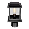 CWI Lighting,Blackbridge 1 Light Outdoor Black Lantern Head - 3 of 4