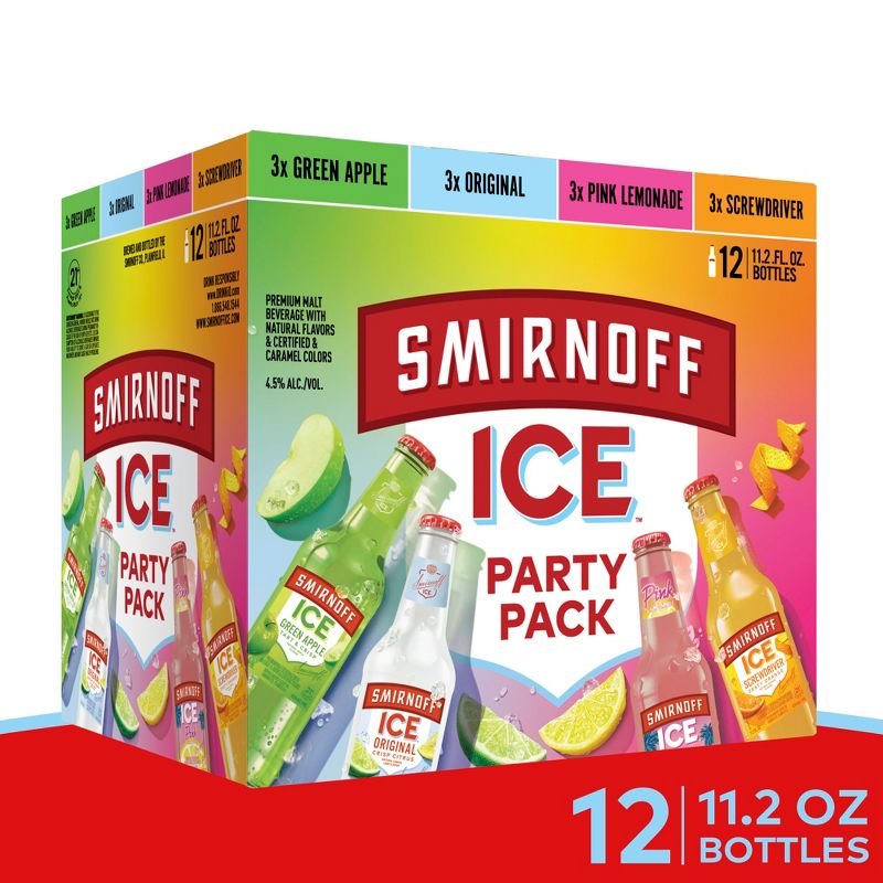 Smirnoff Ice Party Pack - 12pk/11.2 fl oz Bottles, 1 of 10