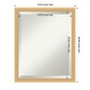 Amanti Art Bethany Beveled Wood Framed Bathroom Vanity Wall Mirror - 3 of 4