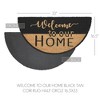 Welcome To Our Home Coir Rug Half Circle 16.5x33 VHC Brands - 3 of 4