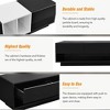 Sleek Modern TV Stand with Storage, Two-Tone Media Console for TVs Up to 80'', Functional Entertainment Cabinet with Drawers - 4 of 4