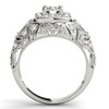 Pompeii3 1 Ct Diamond Vintage Engagement Ring Lab Created in 14k White Yellow or Rose Gold - 3 of 4