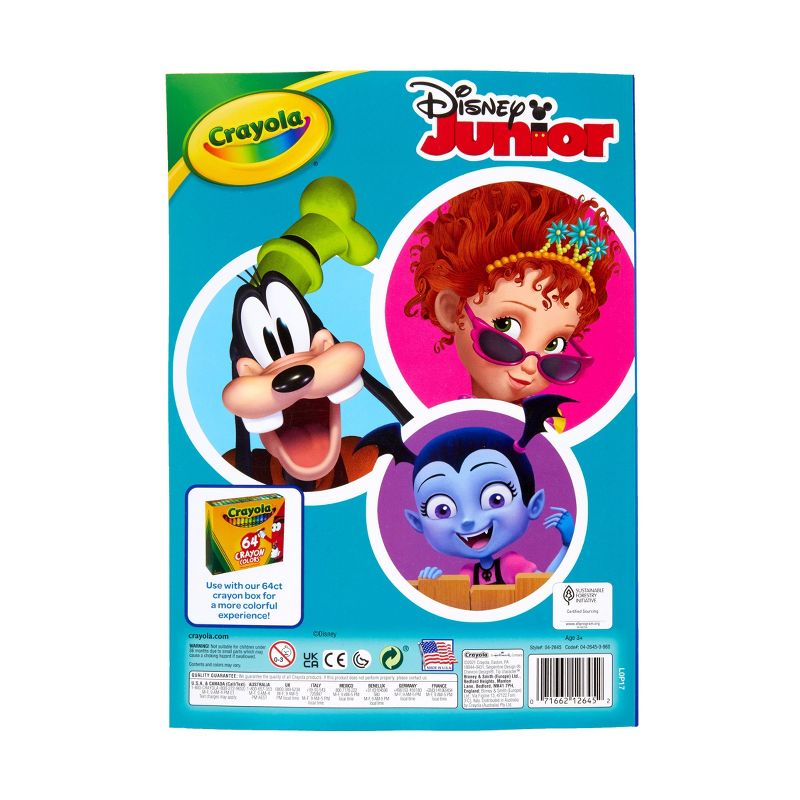 Crayola 288pg Disney Junior Coloring Book with Sticker Sheets, 3 of 4