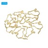 Unique Bargains Alloy Necklace Resin Casting Cat Shaped Pendant Frames 1.7" 10 Pcs - 3 of 4
