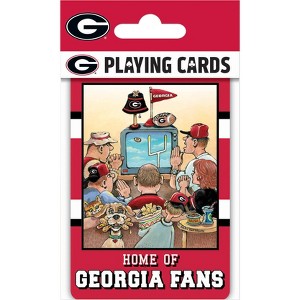 MasterPieces Officially Licensed NCAA Georgia Bulldogs Fan Deck Playing Cards - 54 Card Deck - 1 of 4