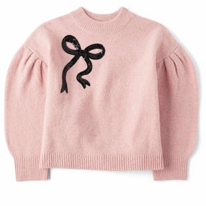 The Children's Place Girls Long Sleeve Sequin Bow Sweater - 1 of 2